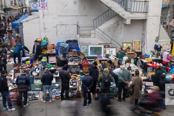 Every weekend there are thousands of people hunting for treasure in these streets