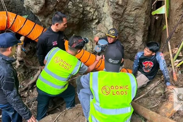 First survivor rescued unharmed from flooded cave in Laos