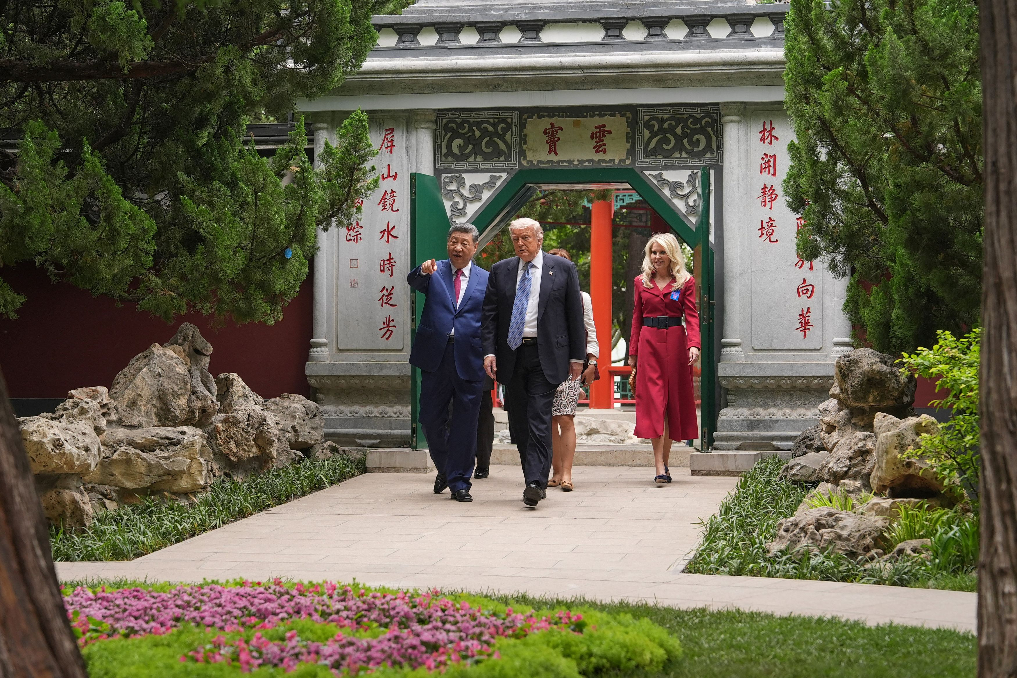 Donald Trump and Xi Jinping