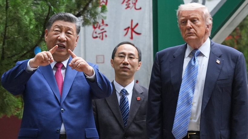 Trump in Xi's "den", the roses and the menu of the two leaders