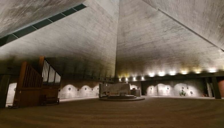 Forget the masses: the church will be a place for climbing and yoga