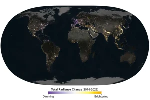 NASA captures volatile changes in Earth's artificial light
