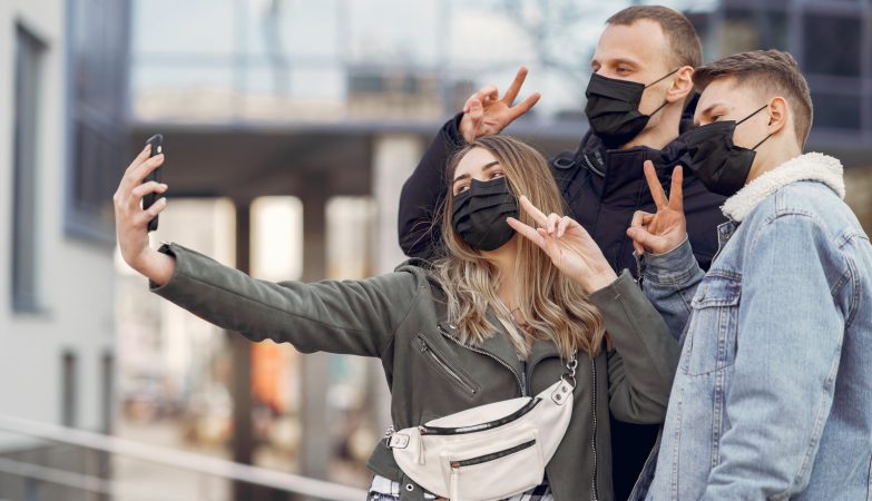 Be careful with selfies making the peace sign. Scammers can obtain your fingerprints