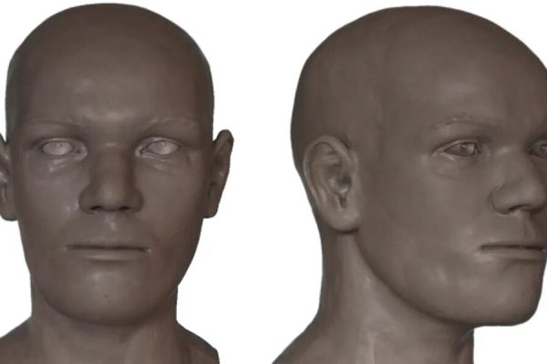 Wide and dark. This is what the first Europeans looked like