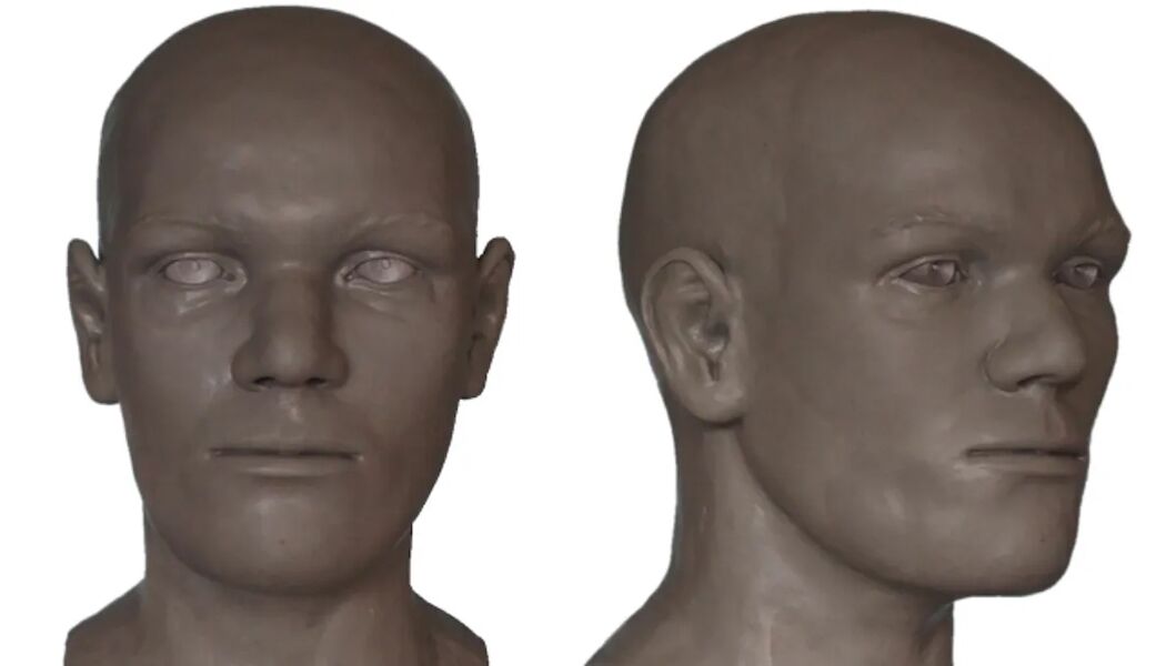 Wide and dark. This is what the first Europeans looked like