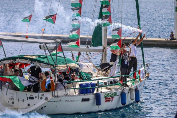 At least 10 vessels from the flotilla continue sailing towards Gaza