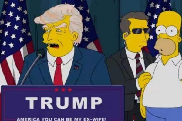 The Simpsons screenwriter who predicted Trump's election is running for the White House: “Bah, I can also be a politician”
