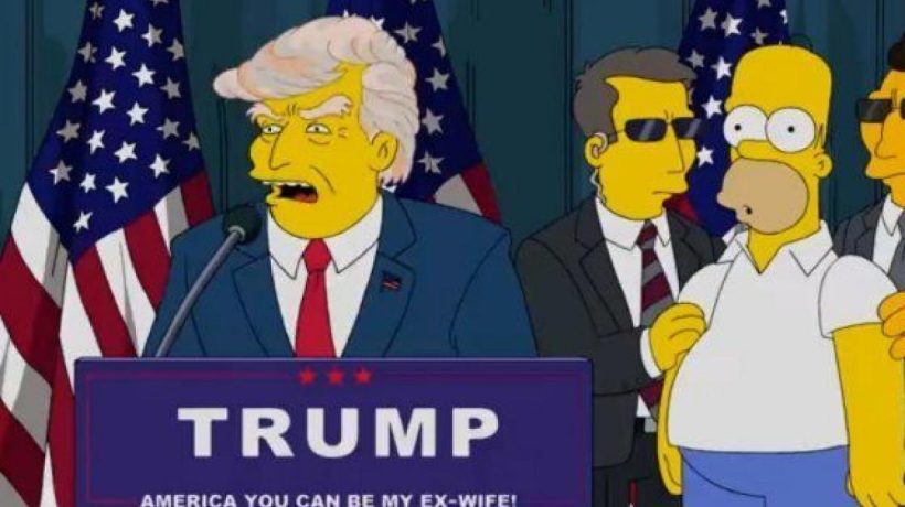 The Simpsons screenwriter who predicted Trump's election is running for the White House: “Bah, I can also be a politician”