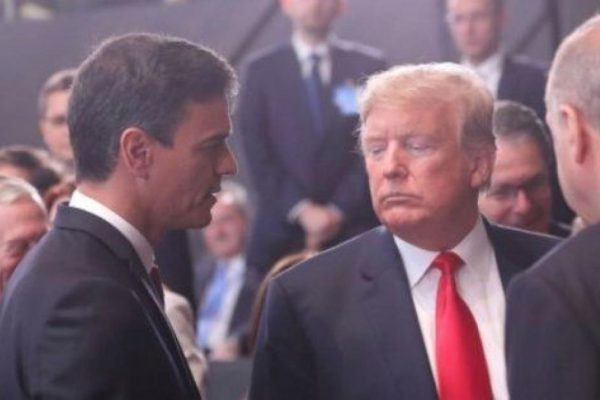 Trump's latest with Spain: he assures (without evidence) that the Government "is fine" with "Iran getting a nuclear weapon"