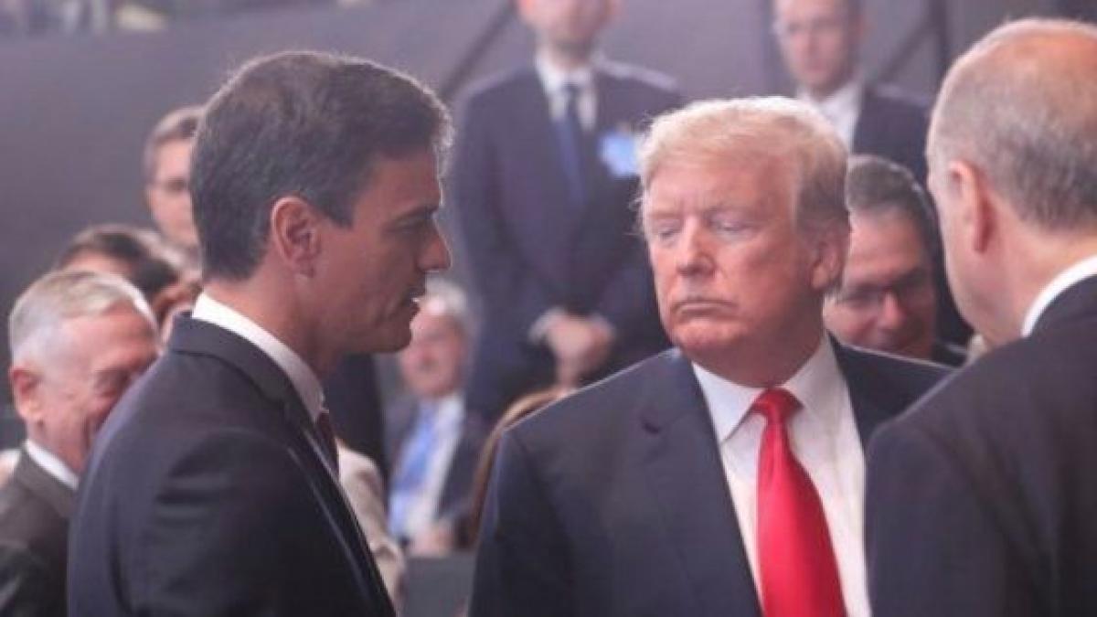 Trump's latest with Spain: he assures (without evidence) that the Government "is fine" with "Iran getting a nuclear weapon"
