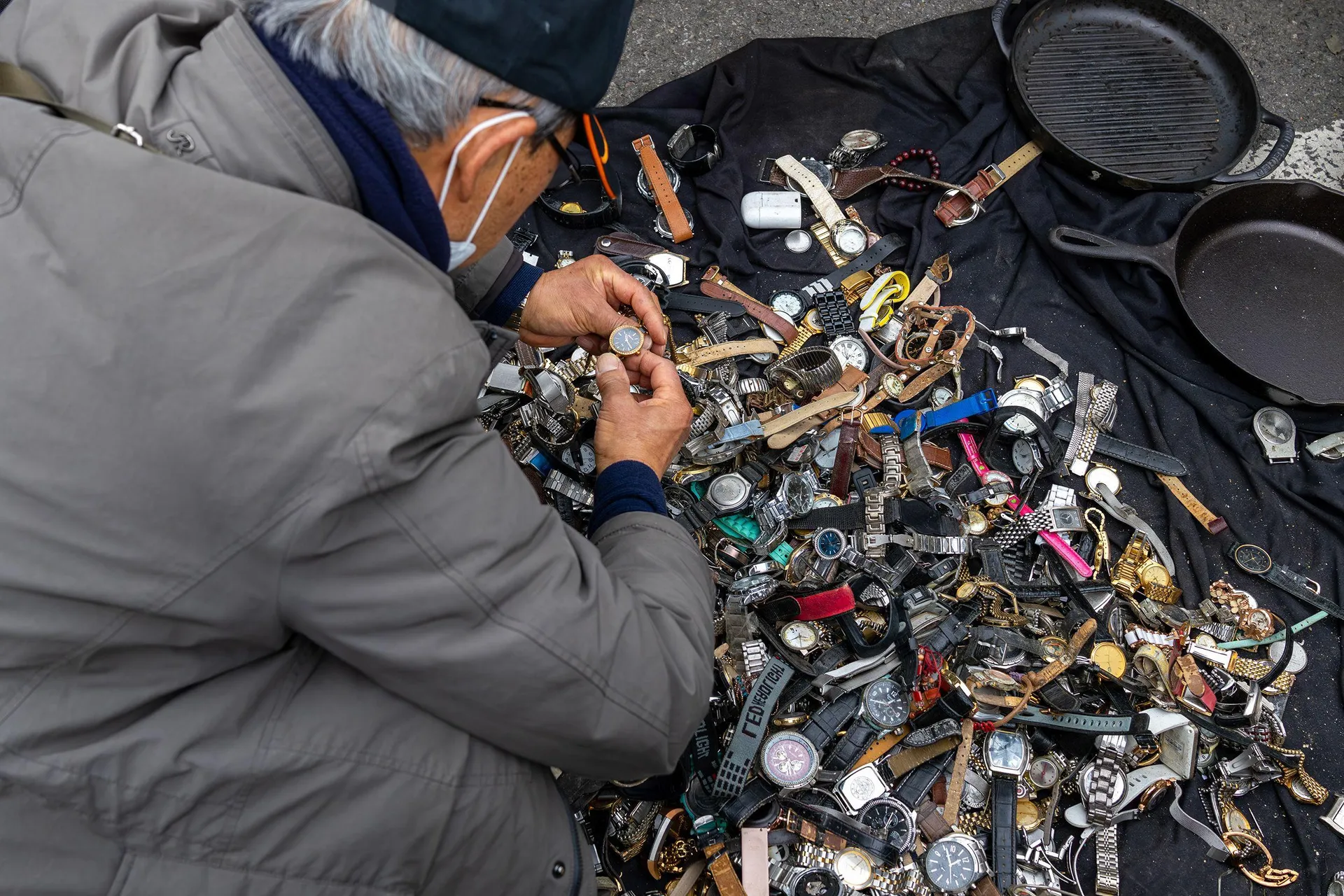 Every weekend there are thousands of people hunting for treasure in these streets