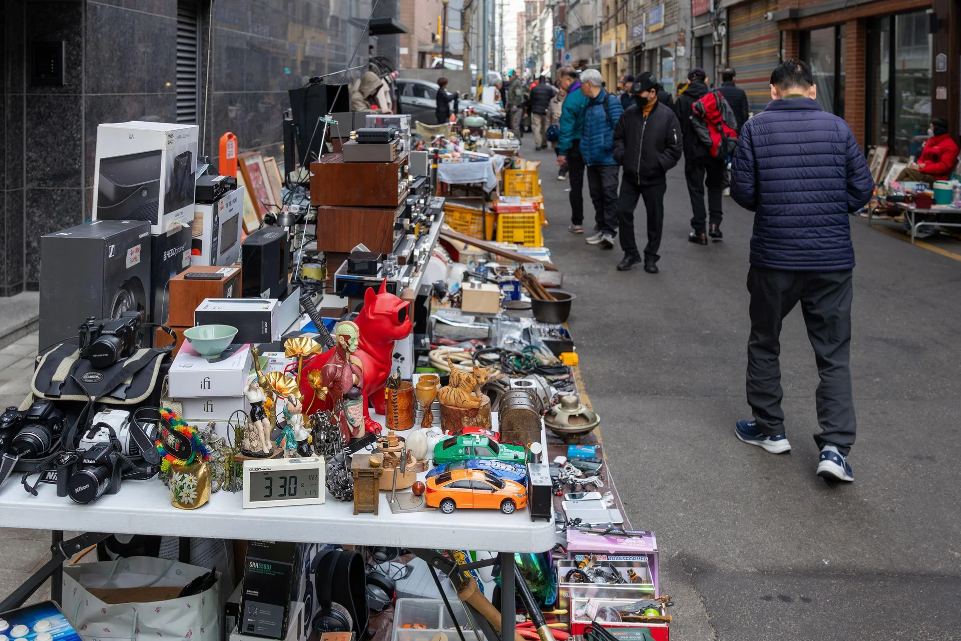Every weekend there are thousands of people hunting for treasure in these streets