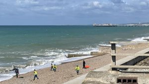 British Police recover the bodies of three women in waters off southern England