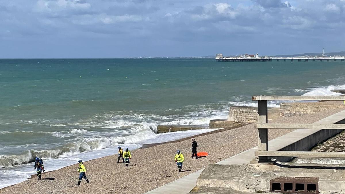 British Police recover the bodies of three women in waters off southern England