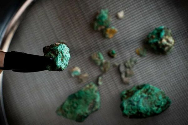 Green rocks found in newly discovered cave in the Pyrenees
