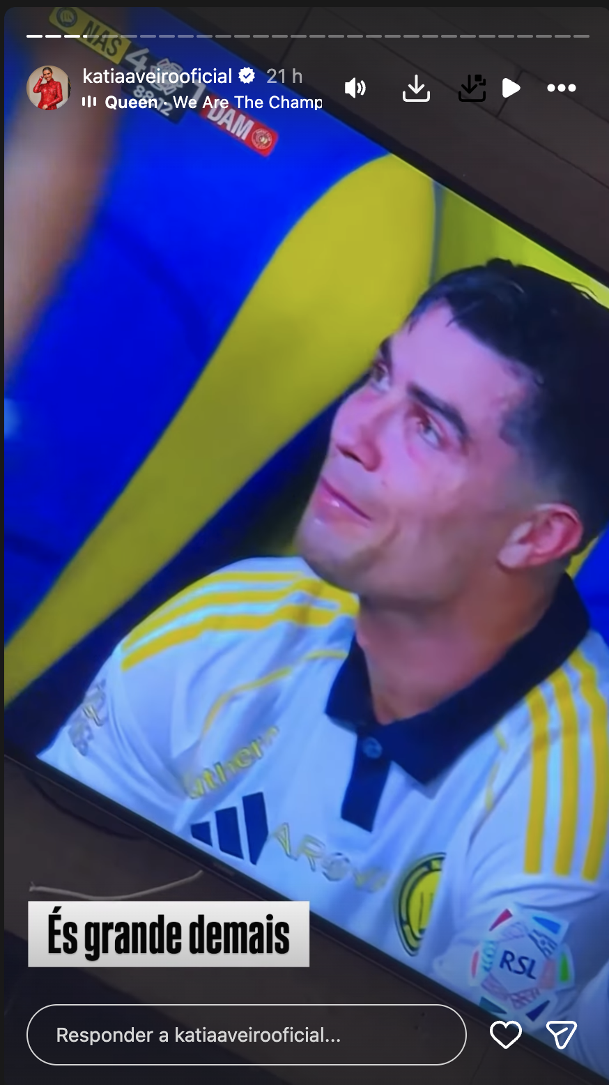 Katia Aveiro leaves 'guarantee' about Cristiano Ronaldo: “No one will see someone like him in the next 100 years”