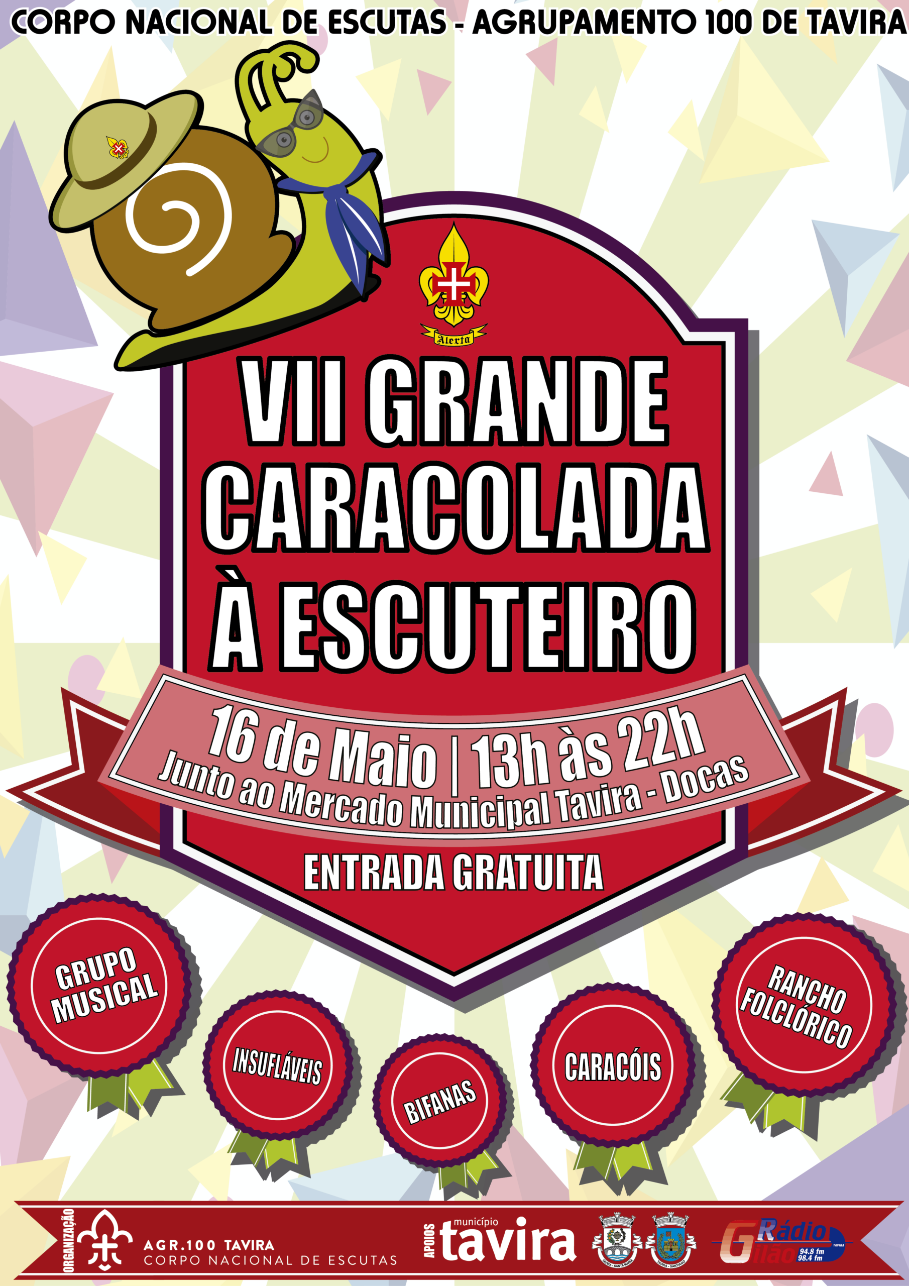 Grande Caracolada à Escuteiro returns to Tavira with music, gastronomy and lots of entertainment