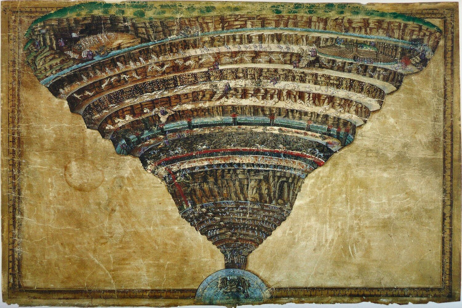 Dante's Inferno describes Lucifer falling from Heaven — or an asteroid impact?