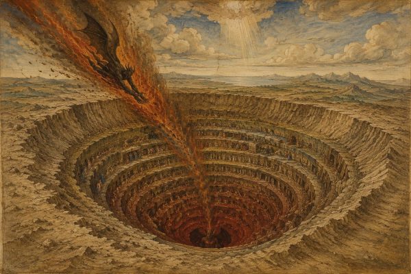 Dante's Inferno describes Lucifer falling from Heaven — or an asteroid impact?