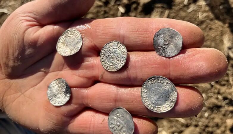 3,000 Viking coins discovered in the same location. Intrigued historians