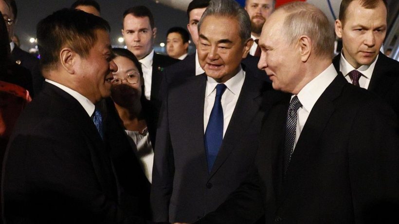 Putin arrives in Beijing to showcase his steel ties with China after Trump's visit