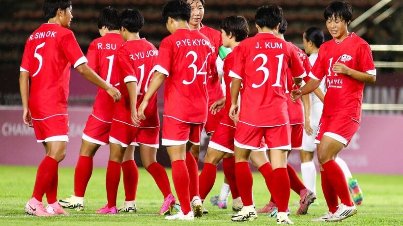 North Korean team goes to South Korea to compete in the Women's Champions League