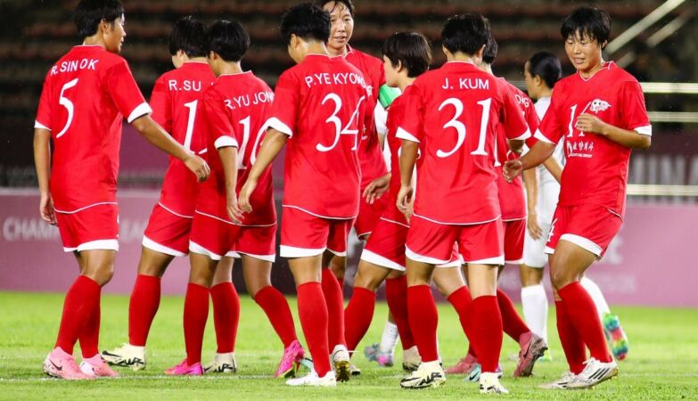 North Korean team goes to South Korea to compete in the Women's Champions League