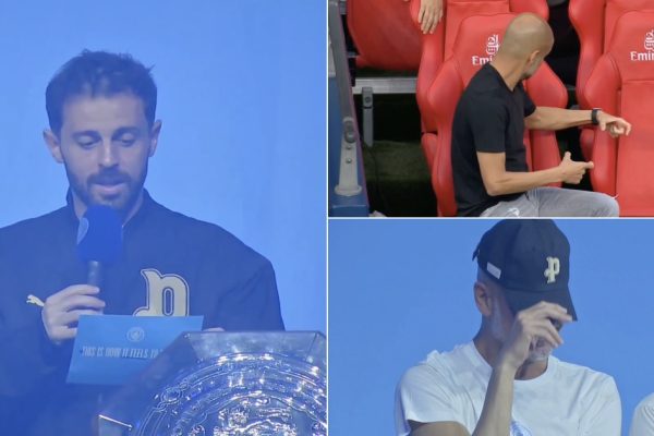 Bernardo Silva leaves Guardiola unresponsive with unexpected farewell question