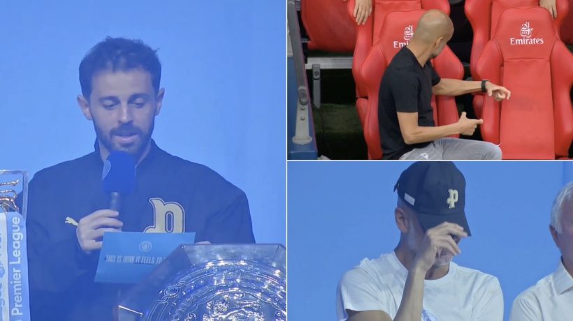 Bernardo Silva leaves Guardiola unresponsive with unexpected farewell question