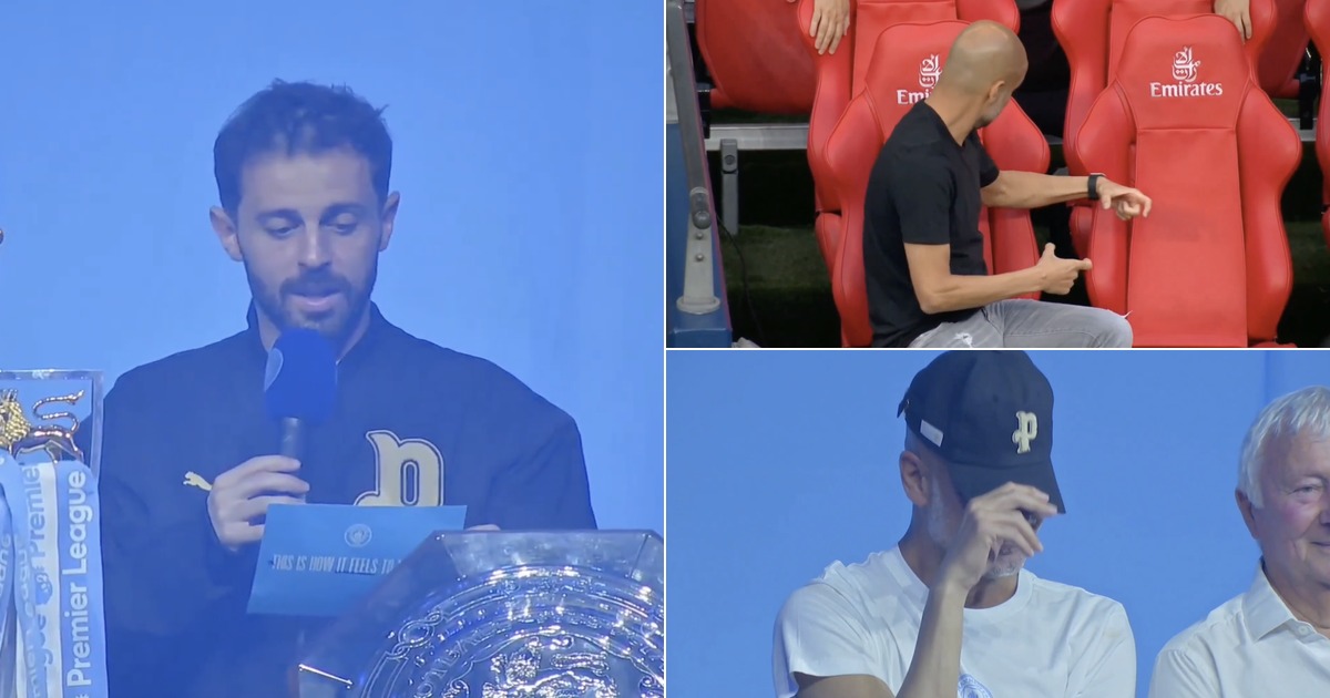 Bernardo Silva leaves Guardiola unresponsive with unexpected farewell question