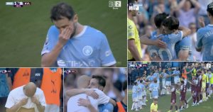 Bernardo Silva says goodbye to Manchester City in tears