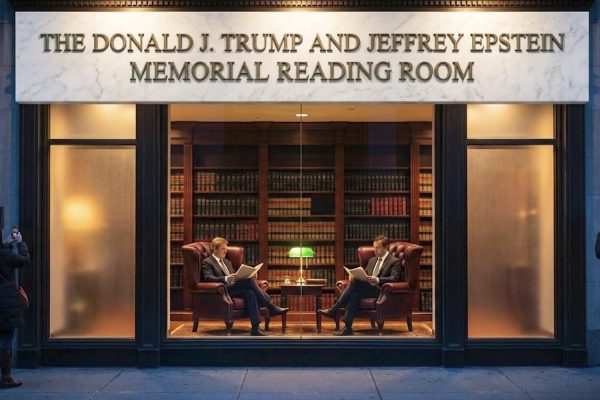 Trump & Epstein Memorial. “Finally something that deserves to be named after President Trump”