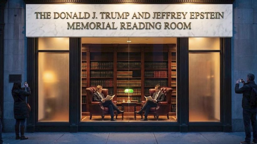 Trump & Epstein Memorial. “Finally something that deserves to be named after President Trump”