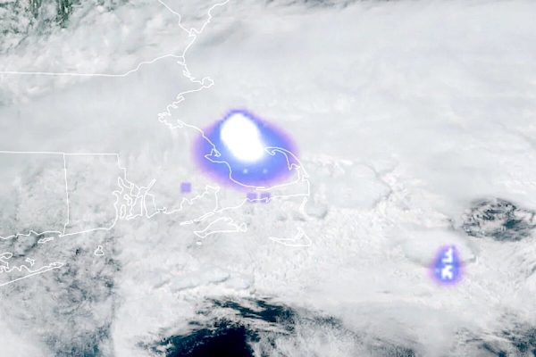 Meteor explodes off the coast of Massachusetts. Heard across the state