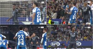 Television channel places camera following Vini Jr. during game to capture provocations