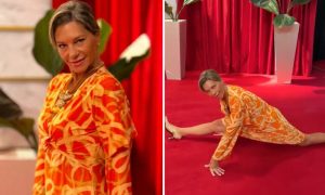 “It’s 10 to 0 in many cases.” Carolina Ortigão surprises by doing the splits backstage