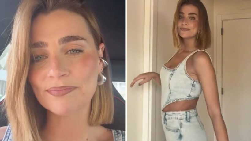 Thinner, Carolina Pinto recovers an old piece of clothing and reveals: “I'm glad I never gave…”