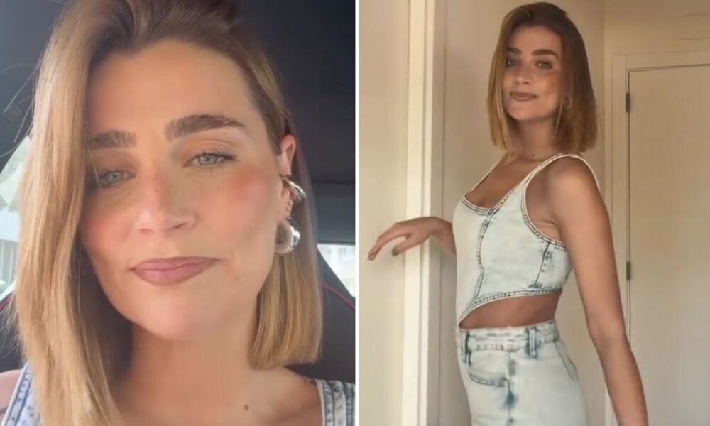 Thinner, Carolina Pinto recovers an old piece of clothing and reveals: “I'm glad I never gave…”