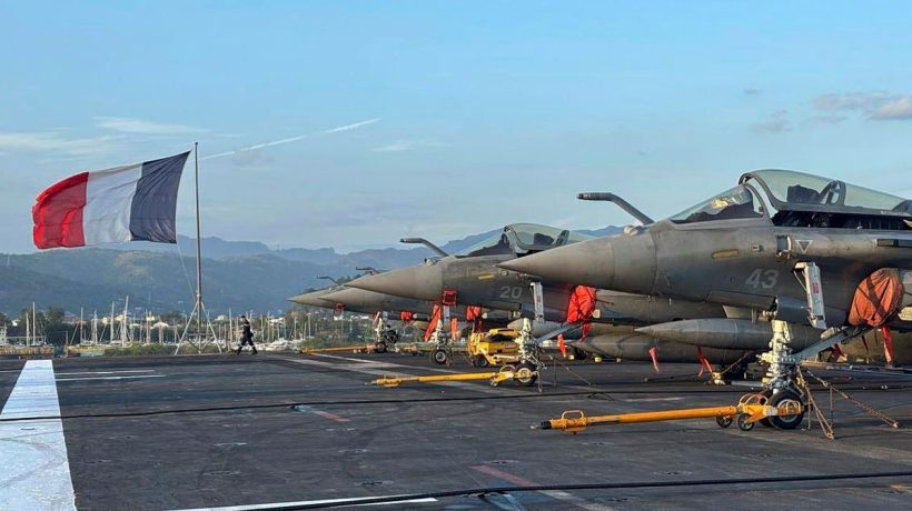 Charles de Gaulle arrived in the Arabian Sea: Message of readiness from France for the Straits