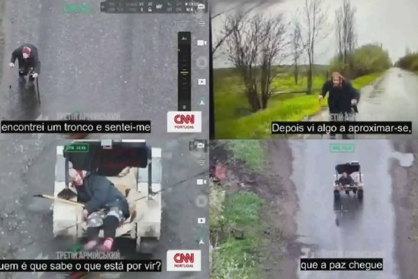“Grandmother, sit down”: drone helps save elderly woman near the frontline in Ukraine