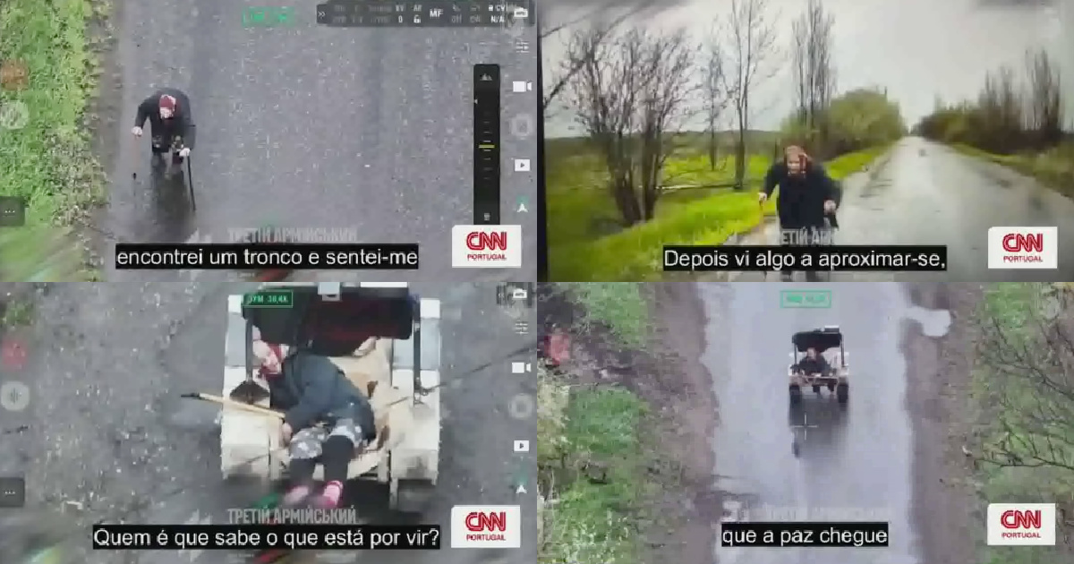 “Grandmother, sit down”: drone helps save elderly woman near the frontline in Ukraine