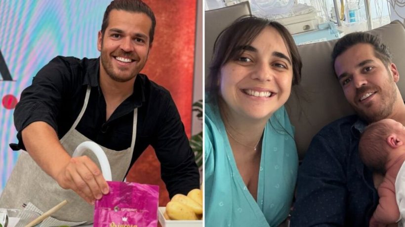Chef Fábio Bernardino is already a father and reveals his son’s first photos: “The best recipe of my life…”