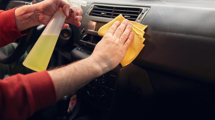 Car cleaning Take your child and thoroughly wipe the dashboard in the car. It will shine as if straight from the salon. Home way to clean your car cockpit