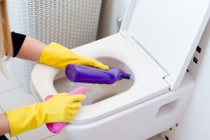 Cleaning the toilet A German plumber told us how to clean the toilet bowl so that it stops smelling. Even in hot weather, the toilet smells clean and no limescale accumulates in it