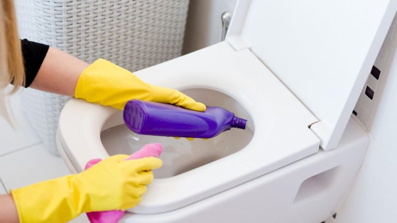 Cleaning the toilet A German plumber told us how to clean the toilet bowl so that it stops smelling. Even in hot weather, the toilet smells clean and no limescale accumulates in it