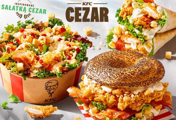 Spring blooms taste zone with KFC Cezar. The chain announces the return of light dishes and a completely new product - Cezar Sandwich