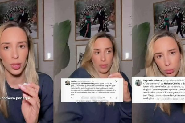 Helena Coelho denounces insults after criticism of Bad Bunny's concert: “I was attacked in the street”