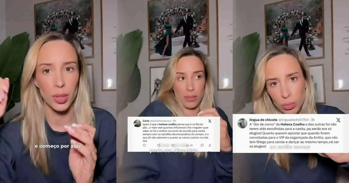 Helena Coelho denounces insults after criticism of Bad Bunny's concert: “I was attacked in the street”