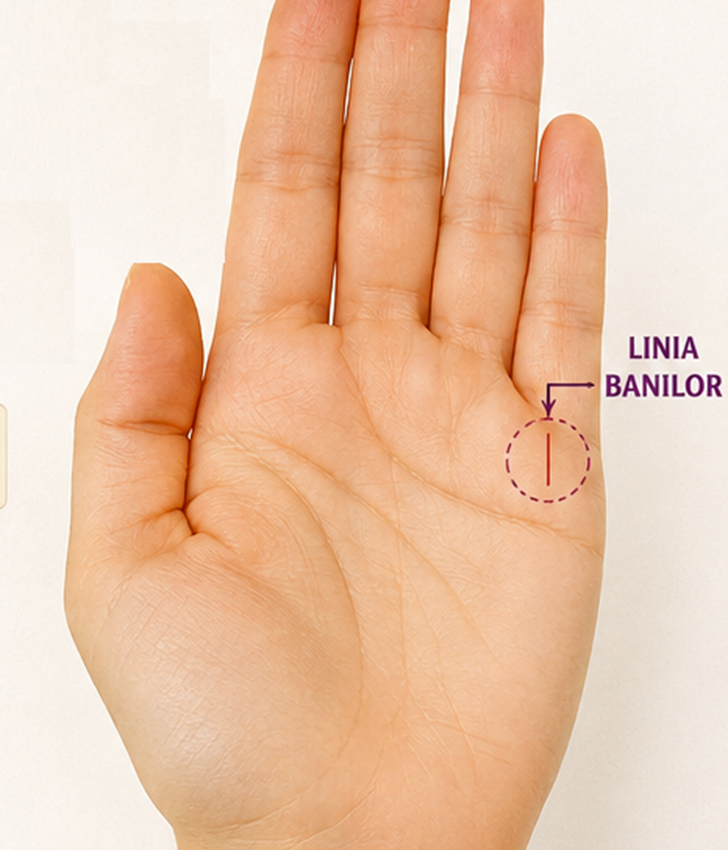 PALMISTRY. Do you have this line in your palm? The sign said to indicate financial success after 30 years