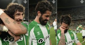Isco is left in tears as Betis returns to the Champions League